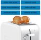 Kenmore® 2 Slice White and Stainless Steel Toaster-2
