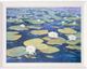 StyleCraft Lilly Lush Blue/Light Gray/Light Green Wall Art-0