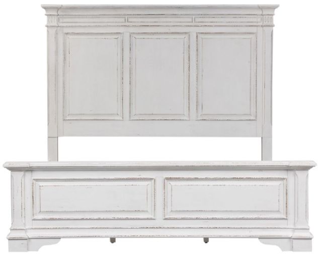 Liberty Furniture Abbey Park Antique White California King Panel Bed-2