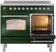 Ilve® Nostalgie II Series 40" Emerald Green Pro Style Induction Range-3