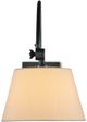 Currey & Company Ashby Eggshell/Oil Rubbed Bronze Swing-Arm Wall Sconce-1