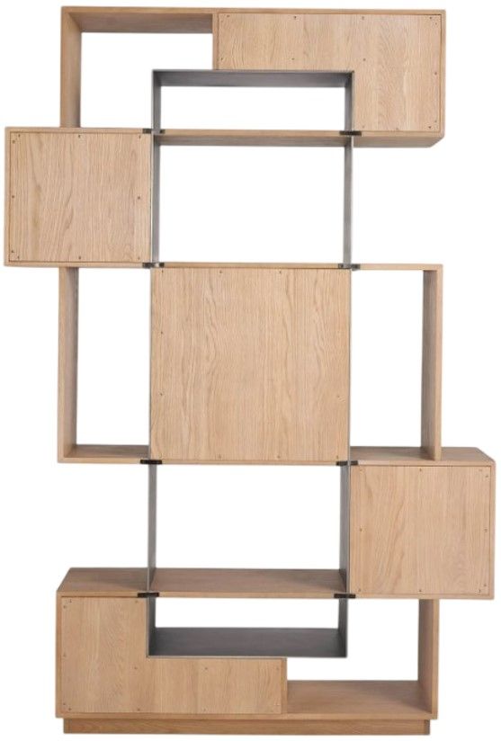 Universal Explore Home™ New Modern Jaxon Natural Oak Etagere-3