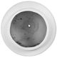A & B Home White Ridged Cement Planter-2
