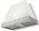 AGA Euclid 36" White Wall Mounted Range Hood with Brushed Nickel Trim-0