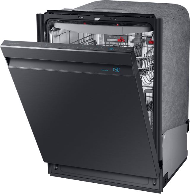 Samsung 24" Fingerprint Resistant Black Stainless Steel Top Control Built In Dishwasher-3