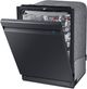 Samsung 24" Fingerprint Resistant Black Stainless Steel Top Control Built In Dishwasher-4
