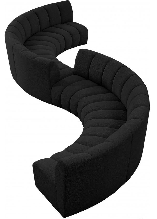 Meridian Furniture Infinity 8-Piece Black Modular Sectional Set-2