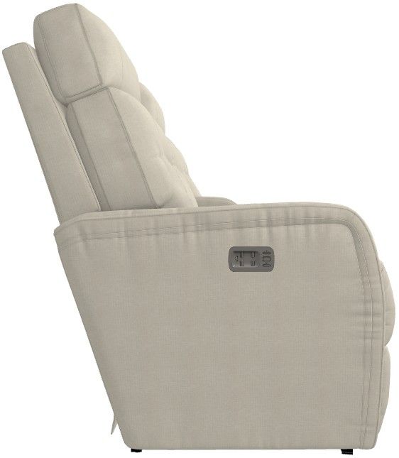 La-Z-Boy® Baron Natural Power Wall Reclining Loveseat with Console, Headrest and Lumbar-3