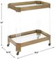 Uttermost® Giselle Bronze Bar Cart-2