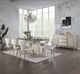 ACME Furniture Kasa Gray Dining Table and Champagne Base-1