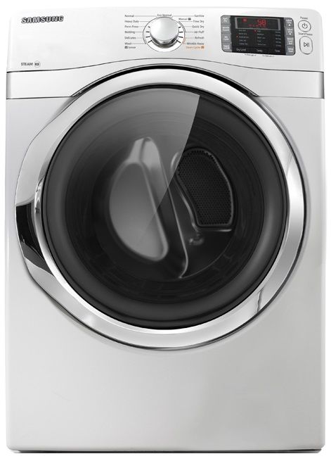 Samsung Front Load Gas Dryer-White-0