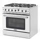 Capital Cooking™ Precision™ 36" Stainless Steel Pro Style Gas Range-1