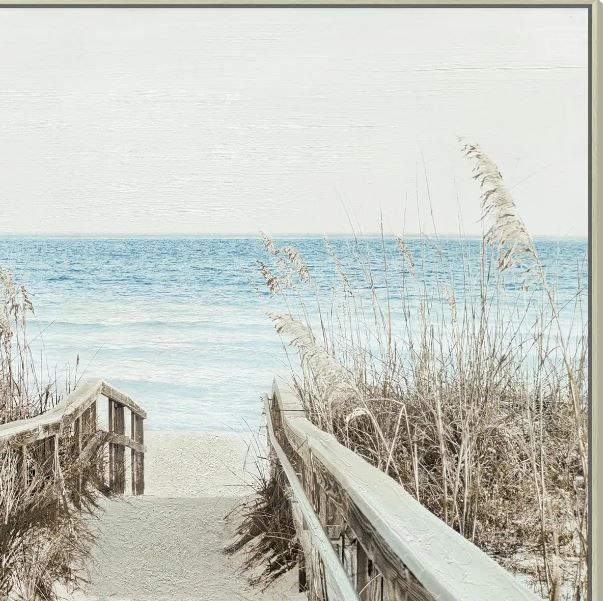 Classy Art Hand Painted Textured Canvas in Frame Wall Art-1