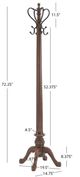 Powell® Barrier Reef Warm Nut Brown Coat Rack-2