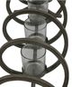 A & B Home Mendoza Gunmetal Spiral Candle Holder-4