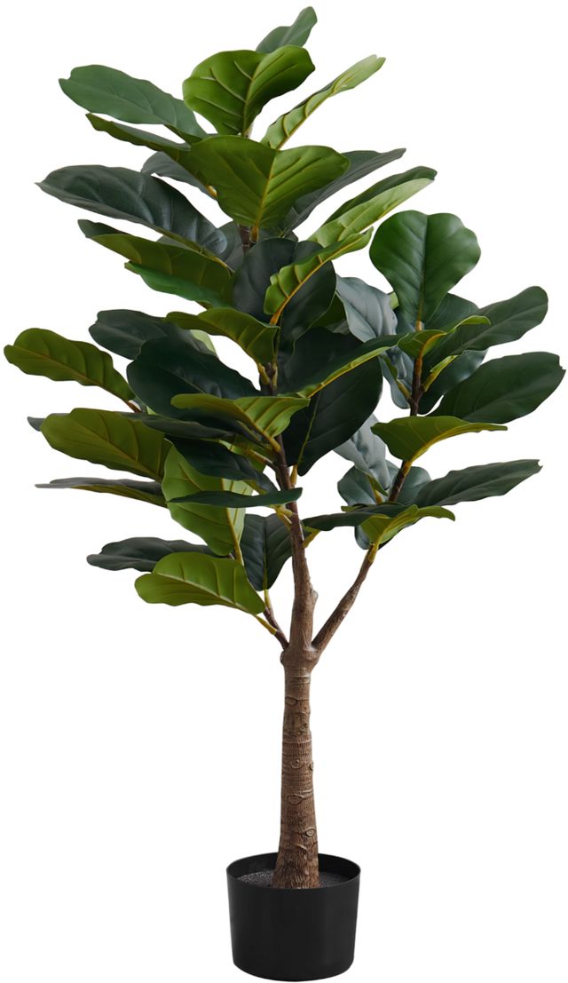 Monarch Specialties Inc. Green/Black 47" Artificial Potted Fiddle Tree-0