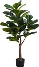 Monarch Specialties Inc. Green/Black 47" Artificial Potted Fiddle Tree-0