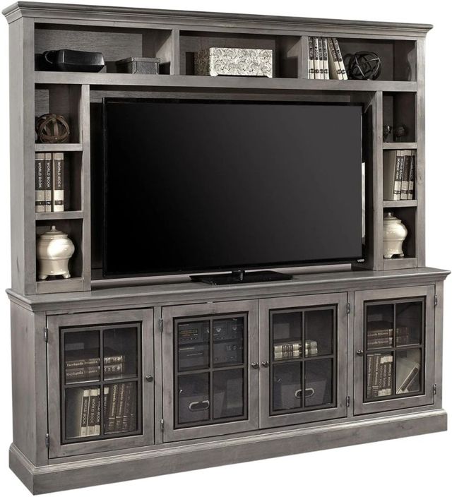 aspenhome® Churchill Smokey Gray 85'' Console and Hutch-0
