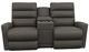 La-Z-Boy® Liam Ash Power Wall Reclining Loveseat with Console, Headrest, and Lumbar-1