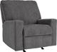 Signature Design by Ashley® Rannis Pewter Manual Recliner-0