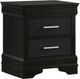 Crown Mark Amalia Black Nightstand-0