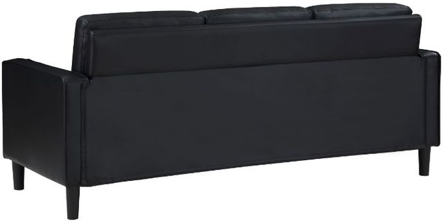 Coaster® Ruth Black Upholstered Track Arm Sofa-3
