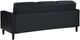 Coaster® Ruth Black Upholstered Track Arm Sofa-4