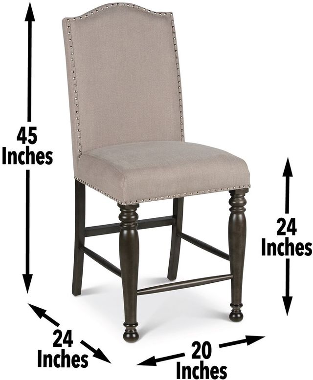 Steve Silver Co. Caswell Harbor Beige Counter Chair-3