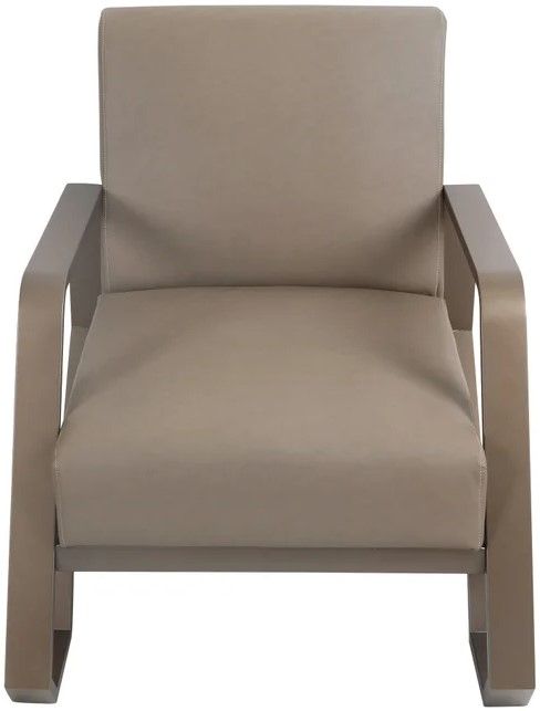 StyleCraft Norman Wyatt Tan Armchair with Meal Frame-1