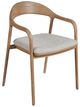 Universal Explore Home™ New Modern Medina Pebble/Natural Oak Echo Dining Arm Chair-0