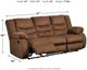 Signature Design by Ashley® Tulen Chocolate Reclining Sofa-2