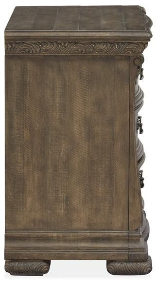 Magnussen Home® Durango Willadeene Brown Drawer Nightstand-2