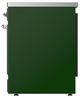 Ilve® Majestic III 30" Emerald Green Pro Style Induction Range with Solid Door and Chrome Trim-2