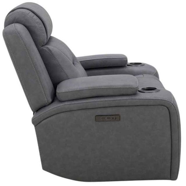 Liberty Furniture Chapman Aline Blue Gray Leather Power Recliner-4