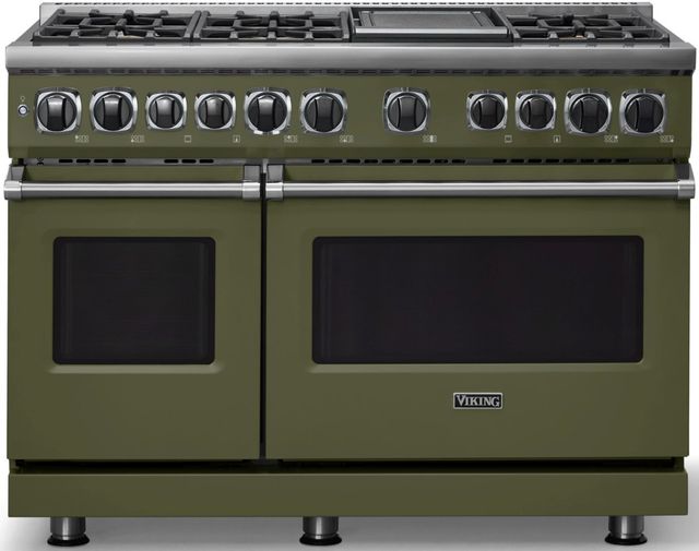 Viking® 7 Series 48'' Martini Pro Style Dual Fuel Range with Griddle-0