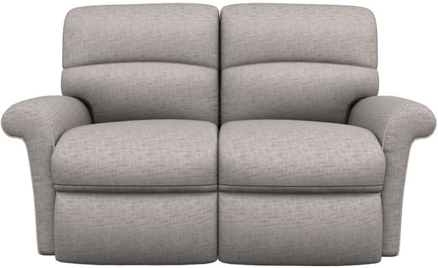 La-Z-Boy® Robin Smoke Power Reclining Loveseat with Headrest-1