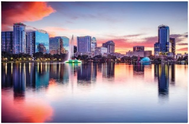 Classy Living Wonder Orlando's Skyline Wall Art-0