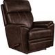 La-Z-Boy® Talladega Chestnut Leather Manual Rocking Recliner-0