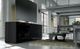Salamander Designs® Oslo 347 AV Cabinet-Black Glass-1