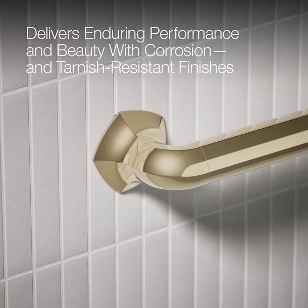 KOHLER® Occasion® Vibrant French Gold 36" Grab Bar-4