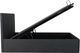 Beaudoin ErgoBox Black/Gray Queen Adjustable Storage Bed-1