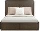 Flexsteel® Athens Chocolate Brown Queen Panel Storage Bed-3