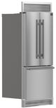 FORNO® 34 in. 17.5 Cu. Ft. Stainless Steel French Door Refrigerator-1