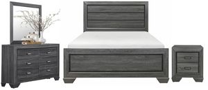Ventura Gray 4-Pc King Bedroom Set