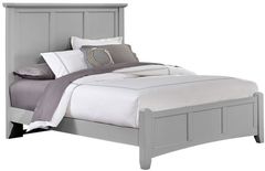 Vaughan-Bassett Bonanza Gray Queen Mansion Bed