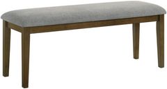 Crown Mark Everly Gray Dining Bench