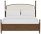 Riverside Furniture Calhoun Whiskey Oak Queen Upholstered Panel Bed-2