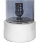 A & B Home Marble Grey Luster Glass Table Lamp-3