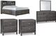 Signature Design by Ashley® Caitbrook 5-Piece Gray California King Storage Bed Set-0