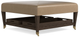 Bassett® Furniture Kara Leather Square Ottoman with Tray-1